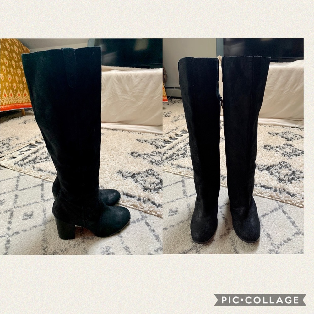 ✨CALVIN KLEIN BLOCK HEEL BOOTS SZ 11